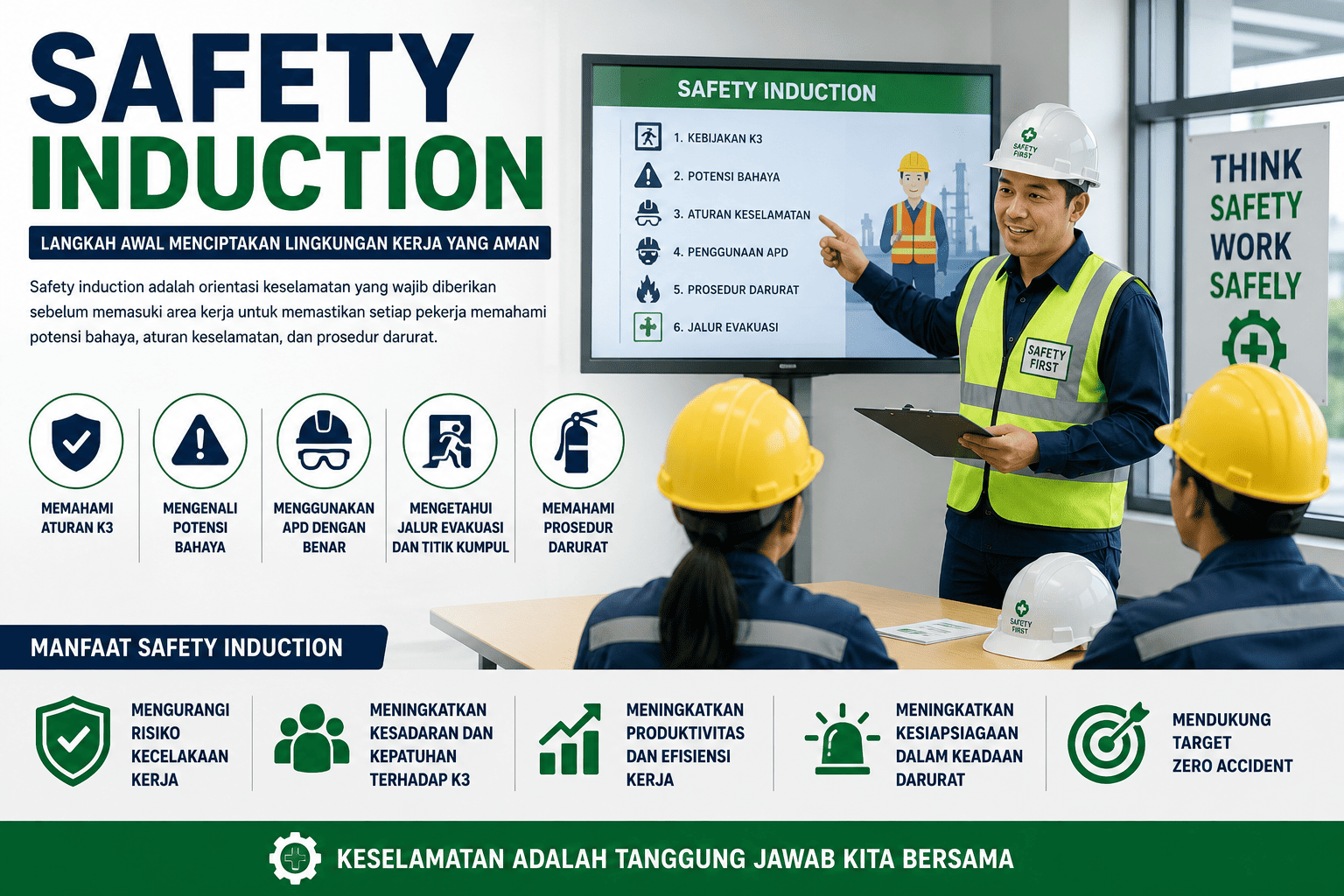 Safety Induction: Langkah Awal Menciptakan Lingkungan Kerja yang Aman